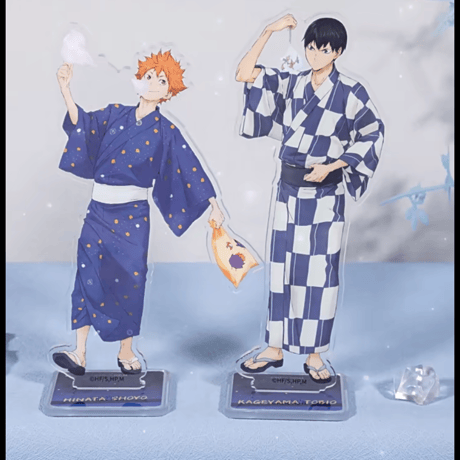 【ハイキュー!! × 星河動漫 】中国発売 「浴衣」着物 夏祭り アクリルスタンド アクスタ セット（全5種）
