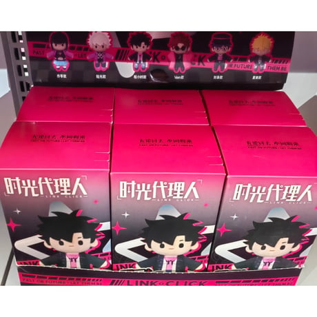 【時光代理人 × X11】LINK CLICK 中国期間限定 POP UP SHOP「粉墨派对」トレーディング ぬいぐるみ ぬいバッグ付き（全6種）