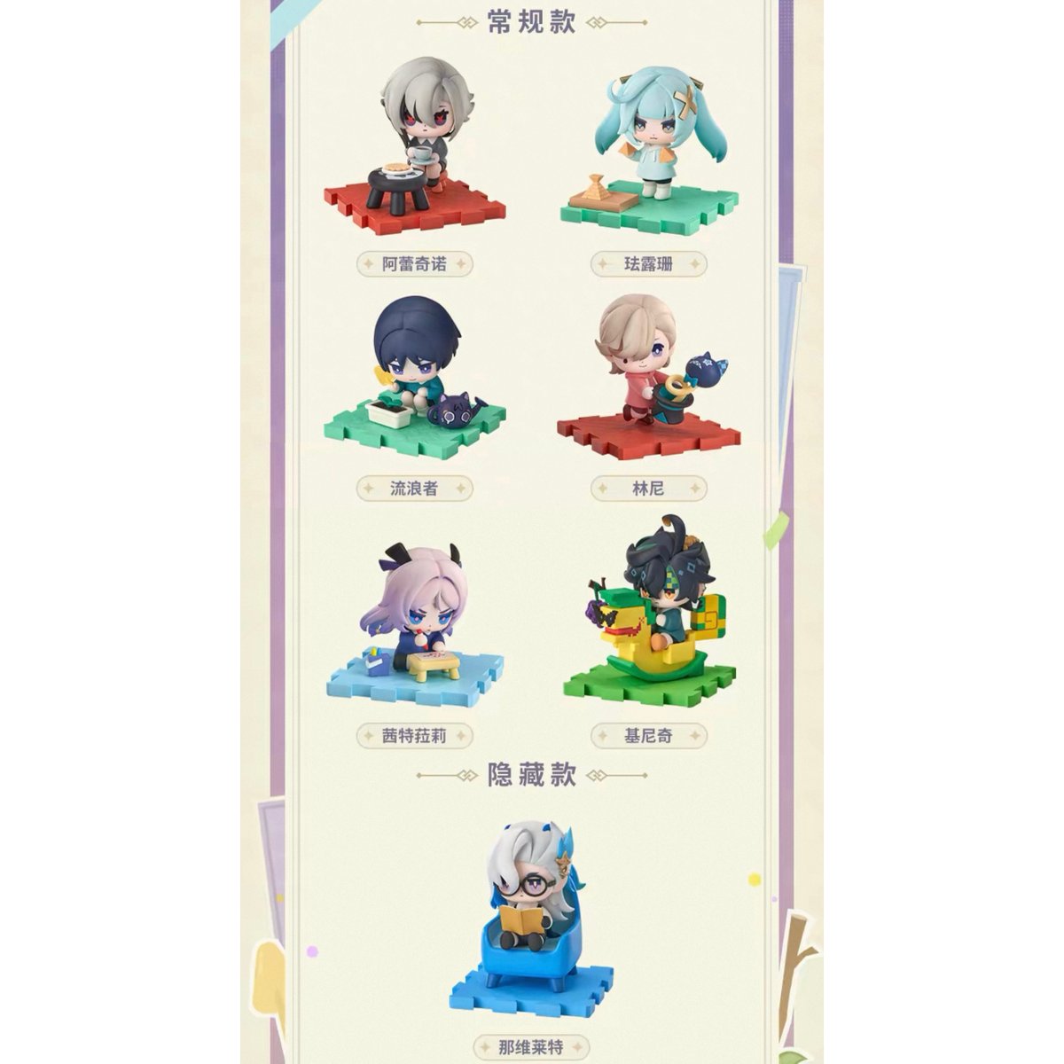 原神】Genshin 中国発売 「童夢奇珍」シリーズ トレーディング Q版 SD