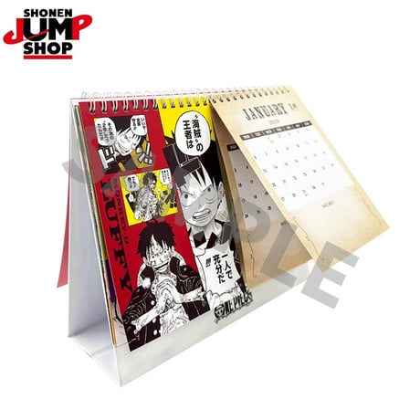 【ONE PIECE】ワンピース SHONEN JUMP SHOP 上海 ジャンプショップ中国限定 2025年 カレンダー（全1種）