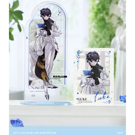 【白夜極光】Alchemy stars 中国発売 「ホワイトバレンタイン」アクリルスタンド アクスタ+ポラロイドカード セット（全5種）
