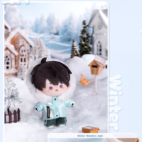 11/17〆【恋と深空】Love and Deepspace 中国発売 「漫冬行記」ぬいぐるみ マスコット 約13cm（全5種）