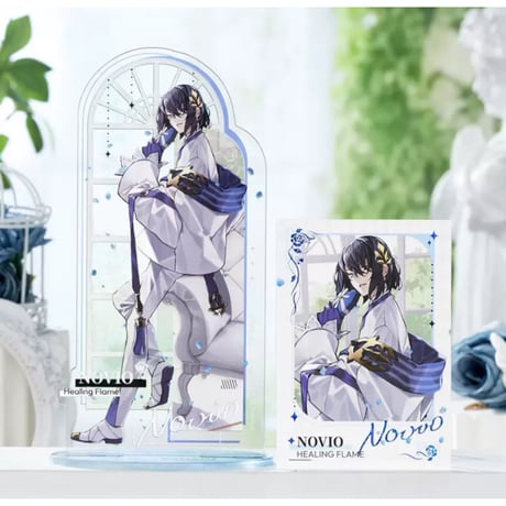 【白夜極光】Alchemy stars 中国発売 「ホワイトバレンタイン」アクリルスタンド アクスタ+ポラロイドカード セット（全5種）