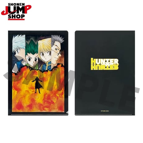 【HUNTER×HUNTER】SHONEN JUMP SHOP 上海 ジャンプショップ中国限定 カラーイラスト 原画 クリアファイル（全2種）