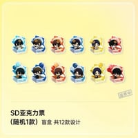 【新テニスの王子様 × BilibiliGoods】テニプリ 2025年中国発売 「Gift for you」夏日バレンタイン SD トレーディングアクリルチケット（全12種）