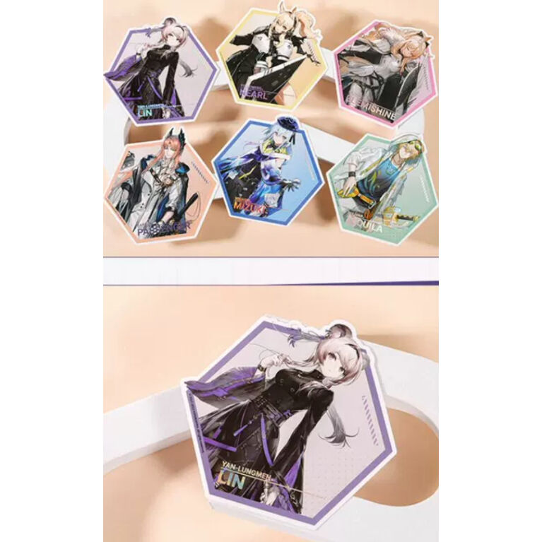 アークナイツ　明日方舟　リン　コラボカフェ　茶会之約　缶バッジ　15個セット fit=scale-down,w=1200