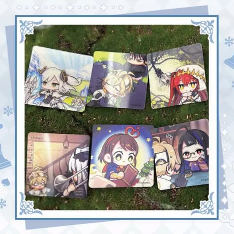 【白夜極光 × HAPPY ZOO】Alchemy Stars 中国限定 コラボカフェ SD ステッカーセット 10枚入り（全1種）