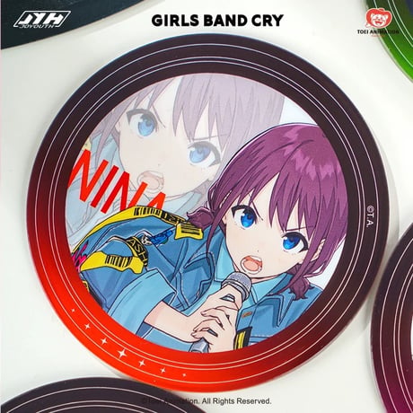 【ガールズバンドクライ × JOYOUTH】GIRLS BAND CRY 中国発売 トレーディング アクリルコースター （全5種）