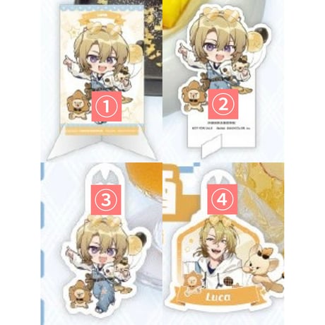 メニュー注文特典【NIJISANJI EN × IPSTAR】にじさんじ 2025年中国限定 コラボカフェ 「楽園巡游」デザート/ドリンク注文特典 コースター（全8種）※グッズ購入特典配布対象外