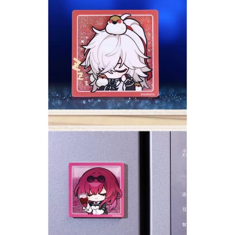 【崩壊：スターレイル】Honkai Star Rail 「パムの展覧館」シリーズ 流砂アクリル マグネット（全6種）※180日以内発送予定