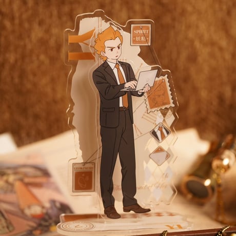 【羅小黒戦記2 × 森雨漫】中国限定発売「SUIT」スーツ 背景付き アクリルスタンド（全8種）