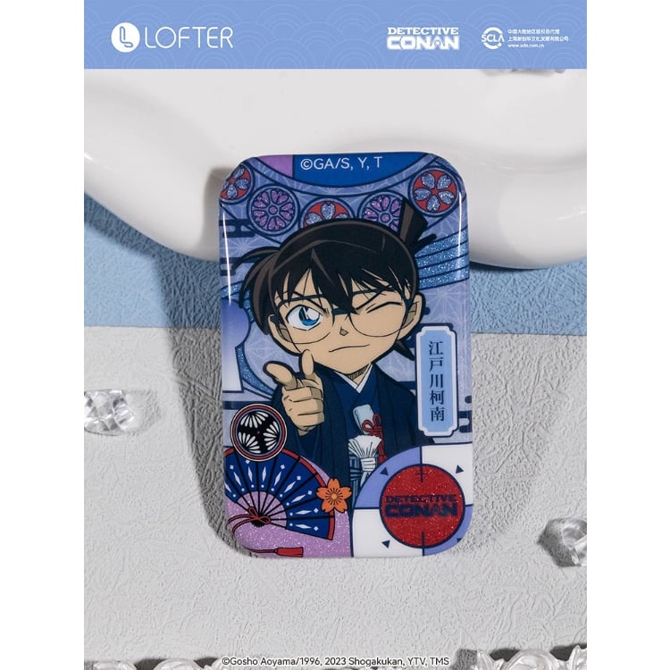 名探偵コナン × NetEase LOFTER】コラボ 中国発売「彩窓」スクエア缶