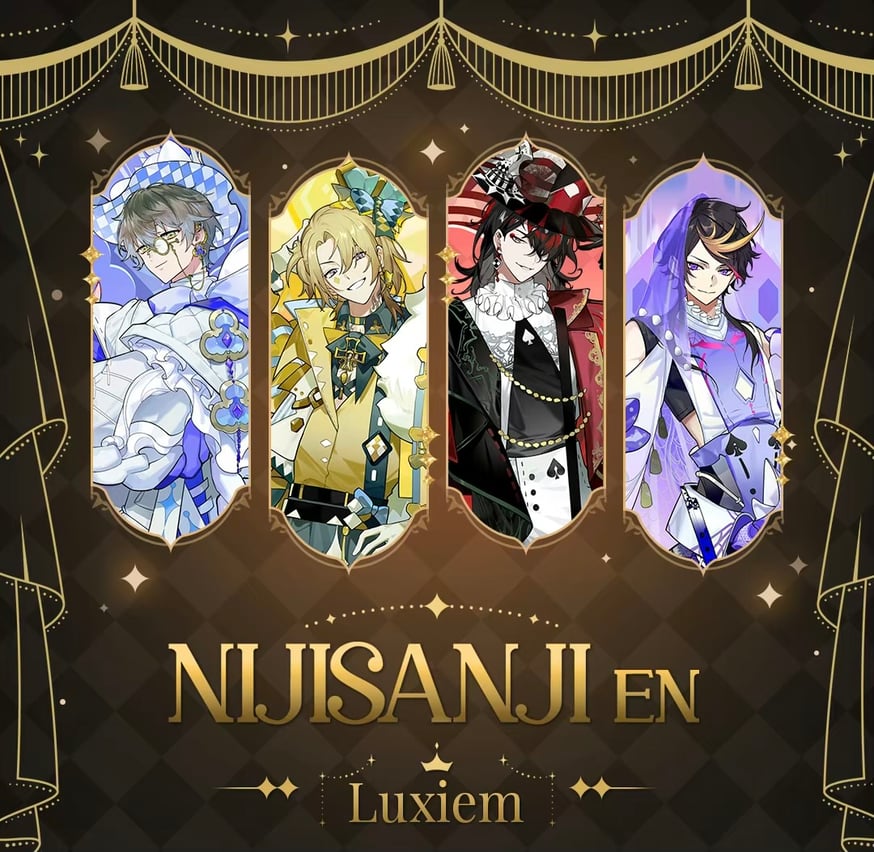 にじさんじ EN Luxiem 中国限定 コラボカフェ 缶バッジヴォックス20点 NIJISANJI EN「Luxiem 1st Anniversary Goods」2022年12月20日