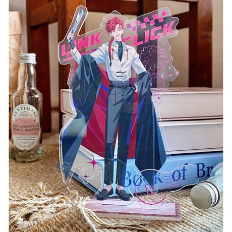 【時光代理人 × X11】LINK CLICK 中国期間限定 POP UP SHOP「粉墨派对」ホログラムチケット 3枚セット（全2種）