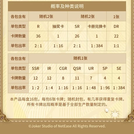 【第五人格× 闪魂 Shiningsoul】Identity V 中国限定発売 「雕刻時光」秘境芸術館 トレーディング コレクションカード 第三弾 精華版 （全144種）