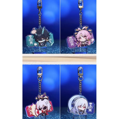 【崩壊：スターレイル】Honkai Star Rail 「パムの展覧館」シリーズ アクリルキーホルダー アクキー（全18種）※180日以内発送予定