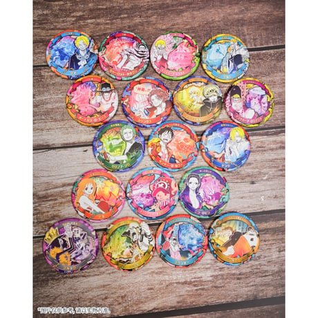【ONE PIECE】ワンピース SHONEN JUMP SHOP 上海 ジャンプショップ中国限定 一撃必殺 缶バッジ コレクション 約75mm（全18種）