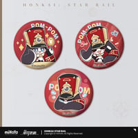 【崩壊：スターレイル】Honkai Star Rail 「パムの展覧館」シリーズ 缶バッジ 3点セット パム（全1種）※180日以内発送予定
