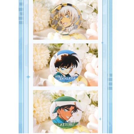 【名探偵コナン × AIMON 艾漫】中国限定発売 「原画」シリーズ トレーディング 缶バッジ（全14種）※予約販売