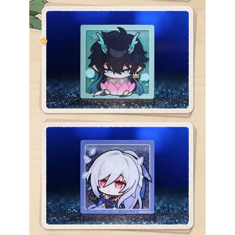 【崩壊：スターレイル】Honkai Star Rail 「パムの展覧館」シリーズ 流砂アクリル マグネット（全6種）※180日以内発送予定