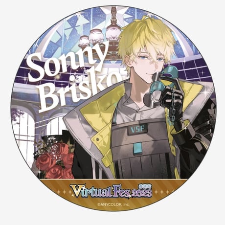 ※予約販売【Virtual Fes 2023香港站 × NIJISANJI EN】Hongkong会場限定 イベント記念 トレーディング缶バッジ（全12種）