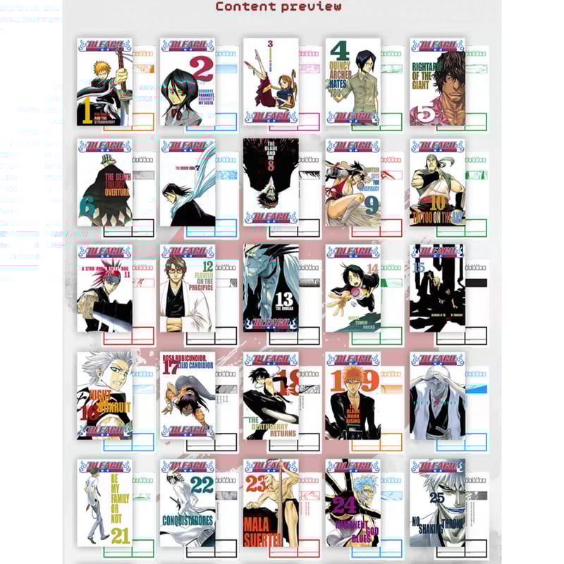特典‪Set.A付き）【BLEACH】柒海図書 中国発売 簡体字版 MAILs‬