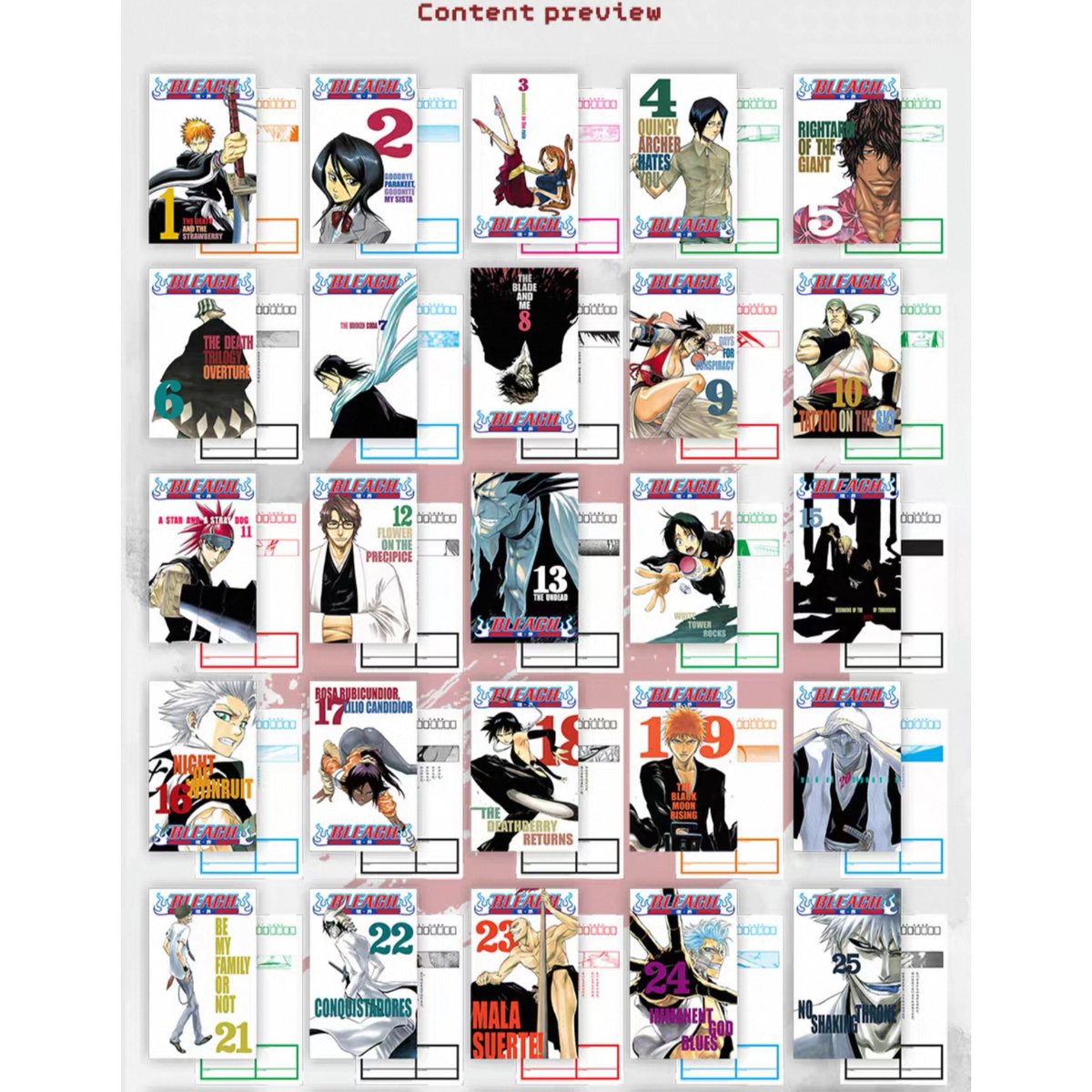 受付再開（特典‪Set.C付き）【BLEACH】柒海図書 中国発売 簡体字版‬