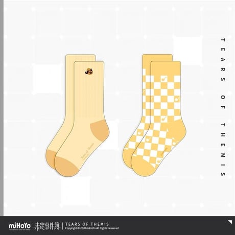 【未定事件簿】「随行」ソックスセット 2足組 ※予約販売