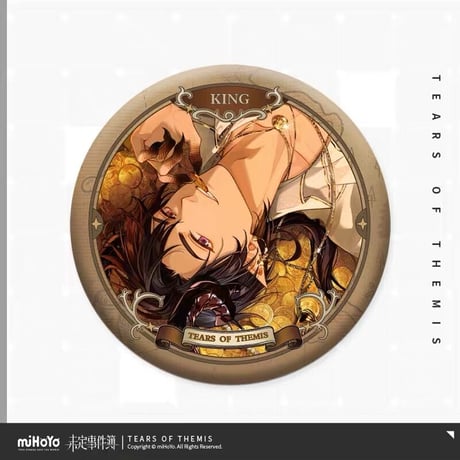 【未定事件簿】「漫想夜话」缶バッジ 58mm ※予約販売