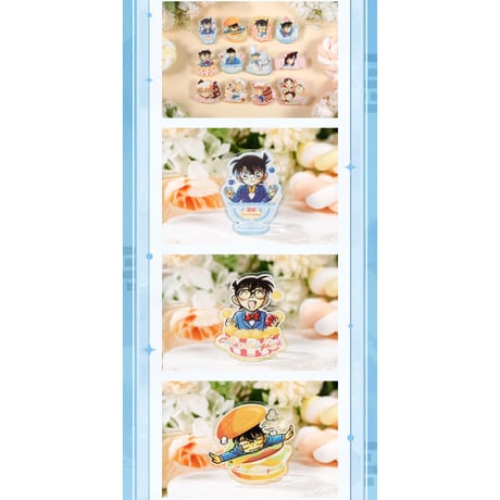 【名探偵コナン × AIMON 艾漫】中国限定発売 「原画」シリーズ アクリルバッジ （全12種）※予約販売