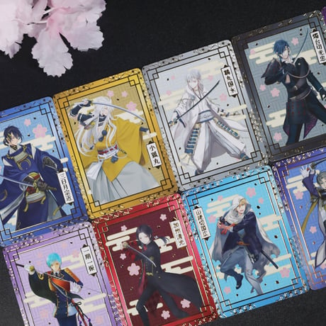 新発売【刀剣乱舞ONLINE × 星河動漫】中国限定発売 戦闘絵 箔押し トレーディング コレクションカード（全10種）