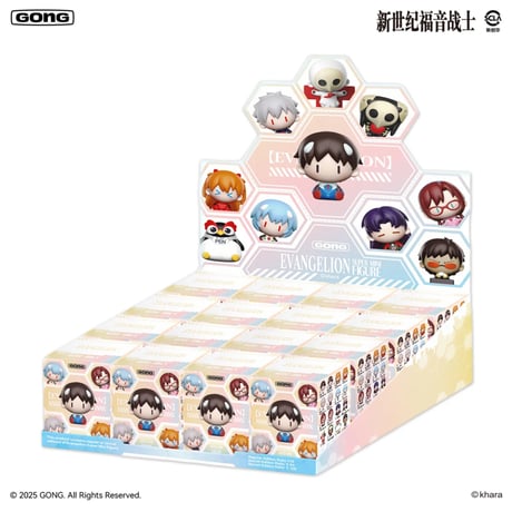 【新世紀エヴァンゲリオン × 共鳴 GONG】POPMART 中国限定発売 トレーディング ミニフィギュア マグネット式（通常版全16種/シークレット全2種）