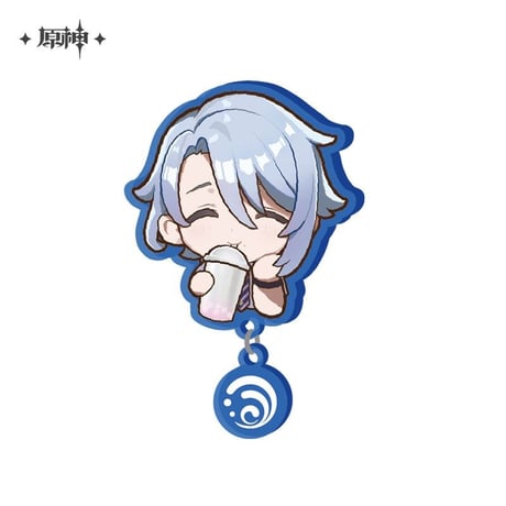 【原神】Genshin × HEYTEA 喜茶 コラボ 中国期間限定 アクリルバッジ 神里綾人/神里綾華 ※予約