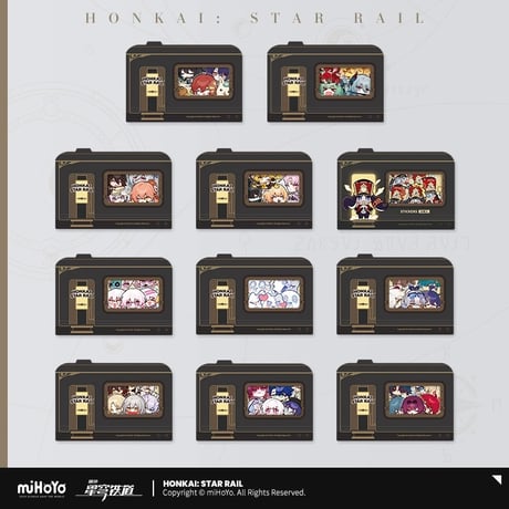 【崩壊：スターレイル】Honkai Star Rail 「パムの展覧館」シリーズ SD ちびキャラ ステッカー パック（全11種）※180日以内発送予定