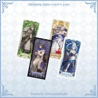 【白夜極光 × HAPPY ZOO】Alchemy Stars 中国限定 コラボカフェ 「氷雪童話」 コレクションカード ホログラムチケット ホロチケ（全4種）