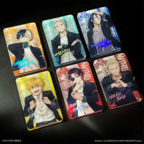 【WIND BREAKER × ANIPLEX】中国発売 流砂アクリルブロック（全6種）※予約販売