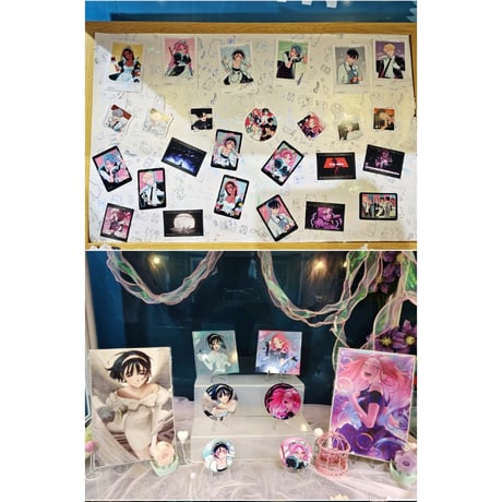 【ALIENSTAGE x IPSTAR】ALNST 에이스테 2024年中国限定 コラボカフェ 色紙（全6種）