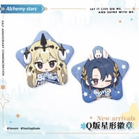 【白夜極光】Alchemy stars 中国発売 「砂時計の女王」SD 星型 グリッター 缶バッジ（全2種）