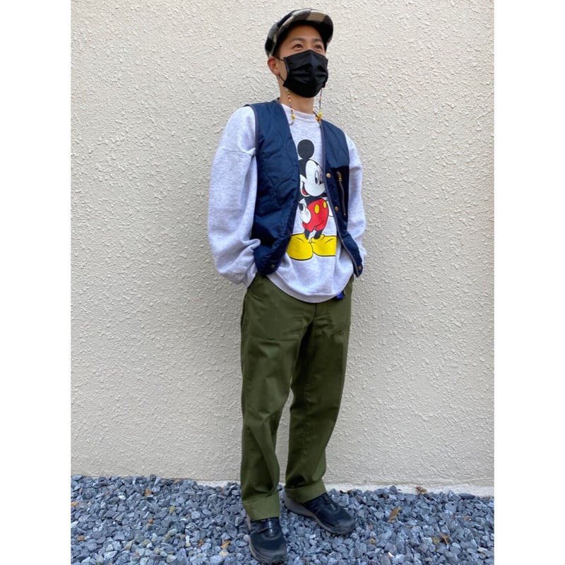 Lee ネイビー キルティングベスト Lee キルティングベスト | palette