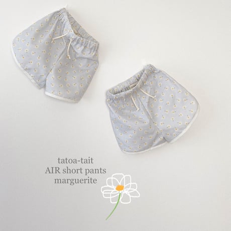 【軽い履き心地♡】AIR short pants marguerite マーガレットショートパンツ