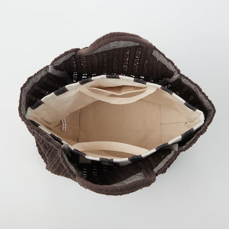 beej_Cotton Net Bag＃#Taupe