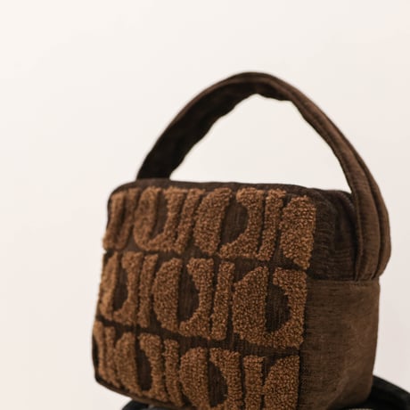 beej_loop emb cube bag#BROWN