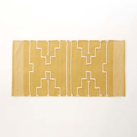 beej_Woven Rug_ruins_yellow