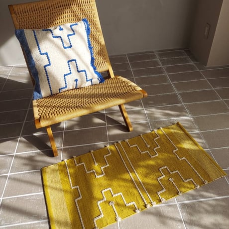 beej_Woven Rug_ruins_yellow