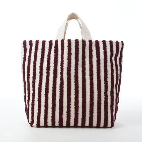 beej_LoopStripeboxTotebag#Chocolate