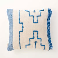 beej_Woven Cushion cover_ruins_blue