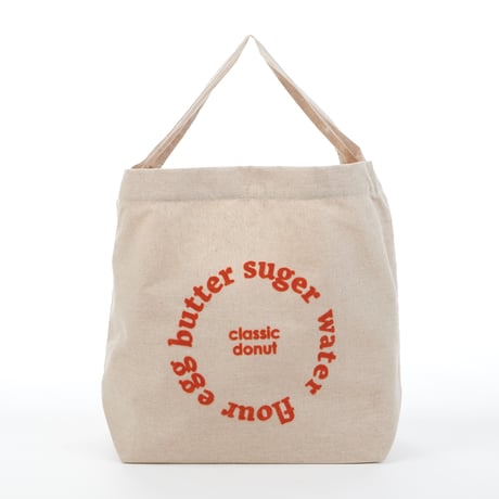 beej_sheeting bag_doughnut＃Beige