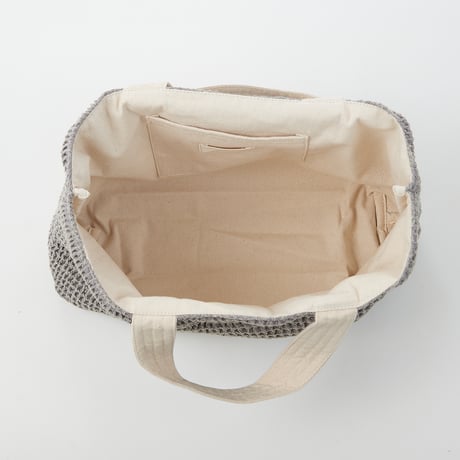 beej_Waffle Square Totebag#White