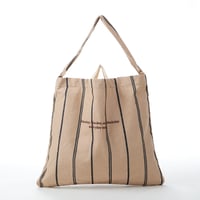 beej_oneshoulder bag_stripe#BEIGE