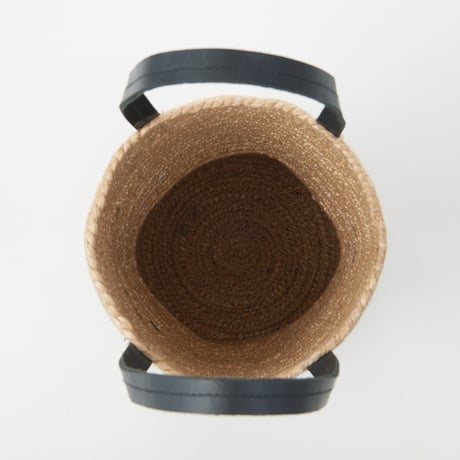 beej_Jute braid vase bag#Natural